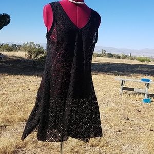 Swimsuit Black Lace Dress Cover Up Collection L